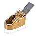 ammoon Convex Curved Sole Woodworking Plane Cutter Brass Luthier Tool for Violin Viola Cello Wooden Instrument