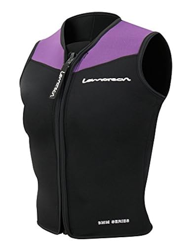 Lemorecn Wetsuits Top Premium Neoprene 3mm Zipper Diving Vest