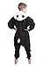 Emolly Fashion Kids Animal Panda Pajama Onesie - Soft and Comfortable with Pockets (10, Panda)