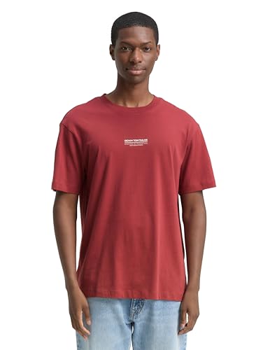 TOM TAILOR Denim 1045021 Shirt pour Homme, 23853-Burnt Russet, XXL