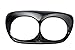 Mutazu 283900017 Vivid Black Road glide headlight bezel