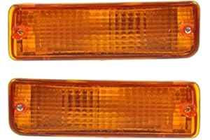 AM AUTOPARTS Bumper Mounted Signal Parking Light Pair Set for 93-98 Toyota T100