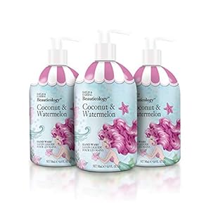 Baylis & Harding Beauticology Mermaid Coconut & Watermelon Hand Wash 500ml, (Pack of 3) - Vegan Friendly