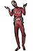 Dead Cosplay Pool Wade Costume Jumpsuit PU Outfit with Belt Adult Size L