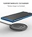 Ringke Fusion Designed for Galaxy Note 9 Case Transparent Shock Absorption Phone Cover for Galaxy Note9 - Aqua Blue
