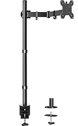 HUANUO Single Monitor Stand Desk Mount, Extra Tall