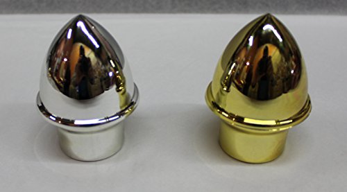 Gold Acorn End Cap Flag Pole Topper Finial (Fits 1 in. Pole)