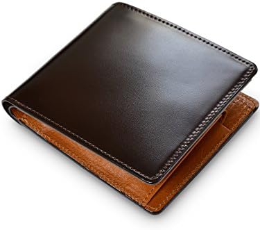 人気 おすすめ 財布 メンズ 二つ折り コードバン 水染め 日本製 Tps 035 二つ折り財布 小銭入れ付き 本革