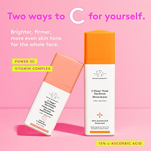 Drunk Elephant CTango Eye Cream with Vitamin C, Brightening & Restorative Under Eye Moisturizer