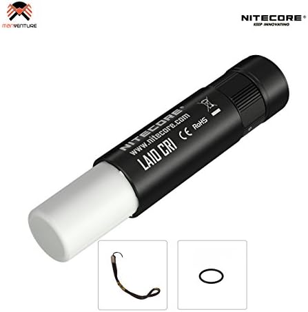 MANVENTURE Nitecore LA10 Mini LED Camping Lantern, 135 Lumens CREE XP-G2 S3 LED Torch, Compact and Lightweight only 42.7g, IPX6 Waterproof, Ultra Portable Flashlight, AA Battery Powered
