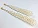 Candy Envy - Light Blue and White Rock Candy Sugar Sticks - 24 Indiv. Wrapped - Cotton Candy & Original Sugar Flavored
