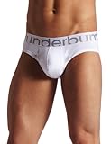 ROunderbum Men's Package Brief, White, Medium