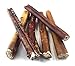 Supreme 6-inch Standard Bully Sticks by Sancho and Lola’s (5 Pack) All-Natural, Long-Lasting Dog Chew Treats - Free-Range, Grass-Fed Beef - Low Odor
