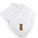 Arus Baby Organic Turkish Cotton Soft Sensitive Natural Washcloths, 6 Pack (6 White), 12