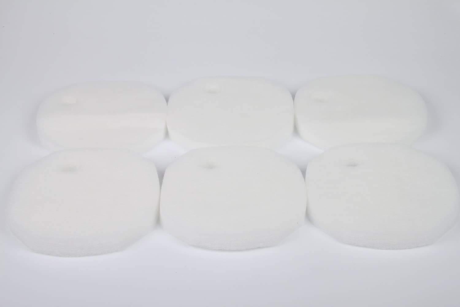 LTWHOME Poly Filter Wool Pads for AquaOne Aqua One AQUIS 700/750 and 500/550 (Pack of 6)