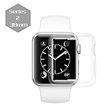 Apple Watch Series 2 38mm Case, Defenser Apple Watch TPU Screen Protector All-around Protective 0.3mm HD Clear Ultra-thin Cover Case for 2016 New iWatch 38mm.