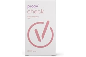 Proov Check Early Pregnancy Test | at Home Pregnancy Detection for Women with 99% Accurate Results | 10 HCG Test Strips | Works Well with Ovulation and Fertility Hormone Tests