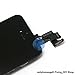 cellphoneage for iPhone 5S Black Full Set with Spare Parts LCD Screen Replacement Digitizer with Home Button, Bracket, Flex, Sensor, Front Camera, Frame Housing Assembly Display Touch Panel + Free Repair Tool Kits