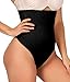 ShaperQueen102 Thong - Womens Waist Trainer Cincher High-Waist Girdle Sexy Body Shaper Slimming Tummy Control Panty Shapewear (Large, Black)