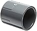 GF Piping Systems PVC Pipe Fitting, Adapter, Schedule 80, Gray, 1-1/2