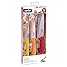 Zyliss Utility Kitchen Knives with Sheath Covers - Dishwasher Safe - Stainless Steel Kitchen Knives Perfect for Cutting Meat, Vegetables & Fruit - 3 Piece Paring Set