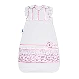 Grobag Tea Party, 0-6 months, 1.0 TOG, Baby Sleeping Blanket Swaddle, 100% Woven Cotton For Silky Smooth Comfort