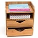 Lipper International 1804 Bamboo Wood 4-Tier Desk and Office Supply Organizer, 7 5/8