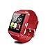 LeexGroup®New U8 Bluetooth Smart Watch WristWatch Phone Mate For IOS Android Apple iphone 4/4S/5/5C/5S Samsung S2/S3/S4/Note 2/Note 3 HTC Sony Blackberry... (Red)