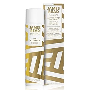 JAMES READ Tan Accelerator Face & Body 200ml Tan Enhancer Intensifies & Prolongs Natural or Self Tan, Easy to Apply…