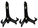 BANBERRY DESIGNS Black Wooden Easels - Premium Quality Folding Display Stand - 11