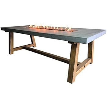 Amazon Com Elementi Sonoma Outdoor Table 83 Inches Fire Pit