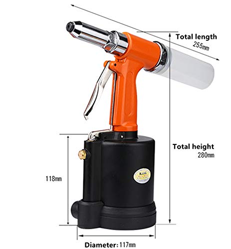 image for NEWTRY Air Hydraulic Double Power Pop Rivet Gun Industry Pneumatic Pop