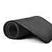 PROMIC Pilates Mat 1/2 inch - Anti Tear Exercise mat - Non Slip Yoga Mat - Non Toxic Pilates Mat Extra Thick - High Density Exercise Yoga Mat with Yoga Mat Straps for Carrying, Long 72 inch，Black