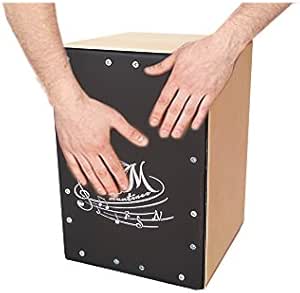 Cajón flamenco infantil para niños MINI - Caja Martinez negra ...