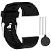 Band For Polar V800, Soft Adjustable Silicone Replacement Wrist Watch Band For Polar V800 GPS Sports Watch (No Tracker)