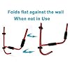 LeagueCo-2-x-Heavy-Duty-Steel-100LB-Kayak-Canoe-Arms-Storage-Wall-Mount-Folding-Hanger-Rack