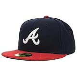 MLB Atlanta Braves Home AC On Field 59Fifty Fitted Cap-758
