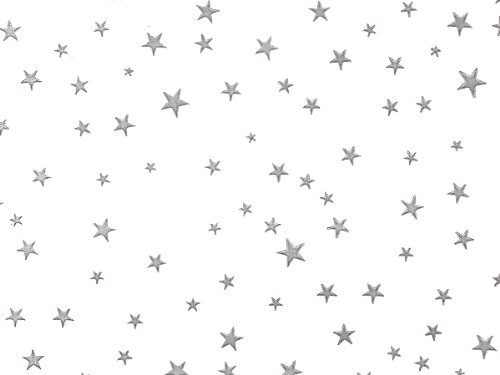 Cello Bags Silver Stars Small - Pack of 20