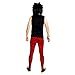Largemouth Men's Heavy Metal Pants Zebra Black/Red (XL)