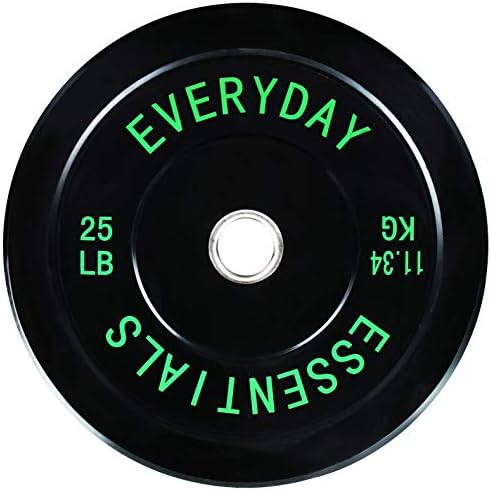 BalanceFrom Everyday Essentials Color Coded Olympic Bumper Plate