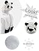 PULAMA Animal Costume Cosplay Cap - Warm Plush Headwraps Animal Hat with Mittens - Fits Adults and Kids Panda - Keeps One Warm During Cold and Breezy Weather