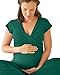 Kindred Bravely Davy Ultra Soft Maternity & Nursing Pajamas Sleepwear Set (Evergreen, Large)