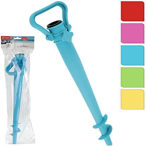 Garden Beach Patio Umbrella Holder Parasol Ground Earth Anchor Spike Base Stand