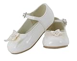 Betty Patent Leather Flower Mary Jane Shoes for Toddlers