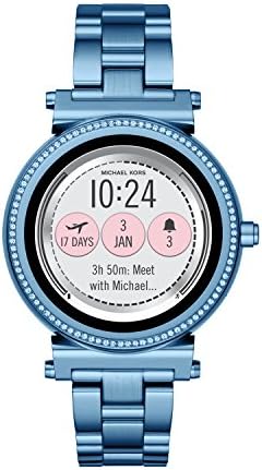 Kors Access Women's 'Sofie Touchscreen' Quartz Stainless Steel Casual Watch, Color:Blue (Model: MKT5042)