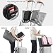 FOREGOER Luggage Strap,Nylon Adjustable Belt with Buckle,Premium Accessory for Travel Bag, Black (Luggage not Included)