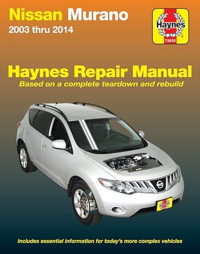 Nissan Murano 2003 thru 2010: All Models (Haynes Repair Manual