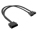 OPSFALCON 2 Pack 4-Pin Molex (Actual 2-Pin) to 2 x