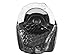 Aker Leather 506 Handcuff Case, Open Top, Black, Basketweave