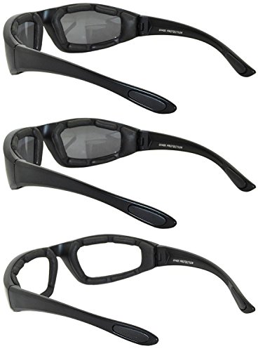 OWL - Riding Glasses - Clear + 2 x Smoke (3 Pack)